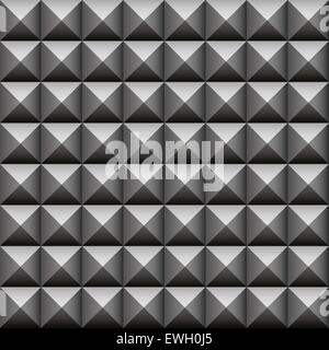Studded, pointed background, seamless pattern Stock Vector