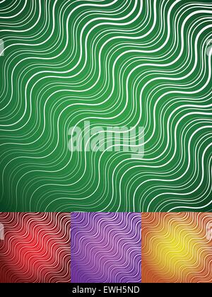 Abstract wavy lines background Stock Vector