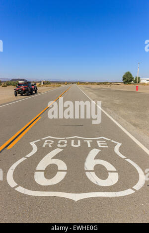 Amboy on Route 66, California, USA. Stock Photo