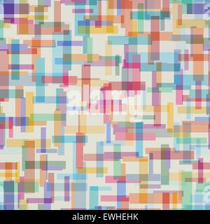 Colorful abstract pattern from rectangle shape. Vector illustration Stock Vector