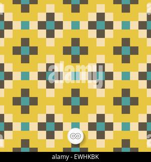 Seamless geometric background. Mosaic. Stock Vector