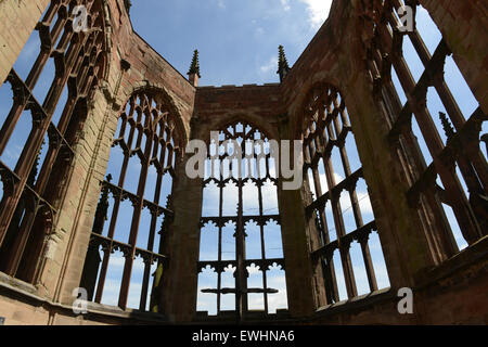 Coventry Cathedral ruins ruined England UK Stock Photo