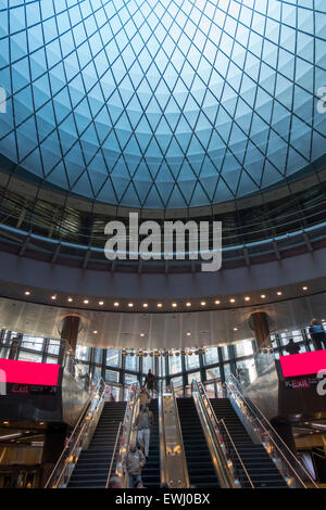 Fulton Street subway station in New York City Stock Photo