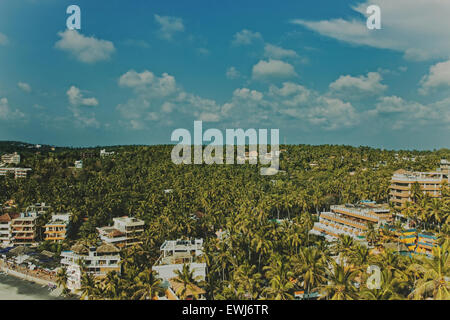 view from the top at Kovalam. Kerala, India Stock Photo