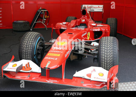 Goodwood, West Sussex, UK. 26th June, 2015. The Goodwood Festival of Speed is an annual hill climb featuring historic motor racing vehicles held in the grounds of Goodwood House, West Sussex. Credit:  Oliver Dixon/Alamy Live News Stock Photo