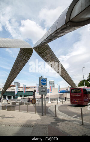 Whittle Arch in Millennium Place Coventry city centre Stock Photo