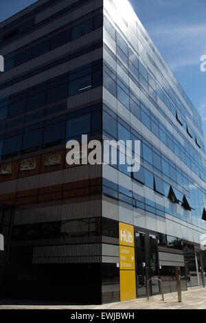 External shot of Coventry University building Stock Photo