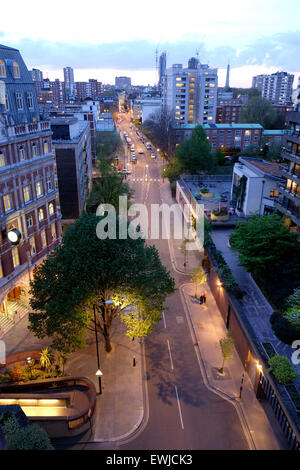 A view north from a Barbican flat looking towards the Golden Lane ...