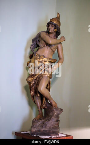 Authentic Art Nouveau object on display in the museum at Riga Stock Photo