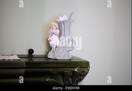 Authentic Art Nouveau object on display in the museum at Riga Stock Photo