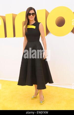 Los Angeles, California, USA. 27th June, 2015. Sandra Bullock at arrivals for MINIONS Premiere, The Shrine Auditorium and Expo Hall, Los Angeles, CA June 27, 2015. Credit:  Elizabeth Goodenough/Everett Collection/Alamy Live News