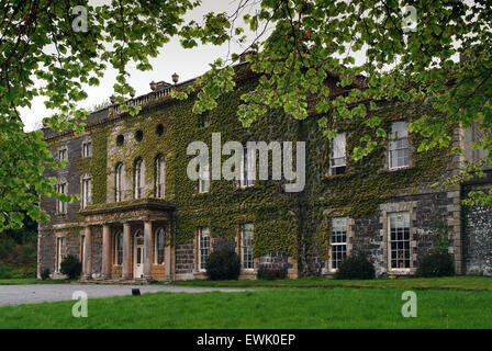 Nanteos Mansion, Aberystwyth, home of the Nanteos Cup, thought by some to be the Holy Grail Stock Photo