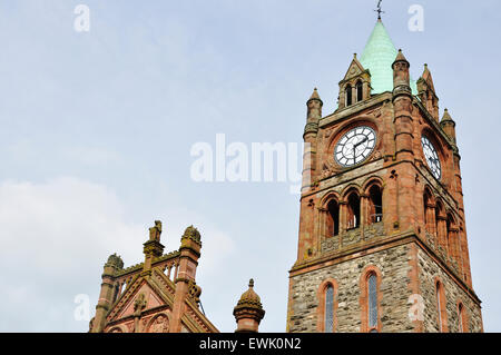 The Guildhall in Derry, County Londonderry, Northern Ireland. UK Stock Photo