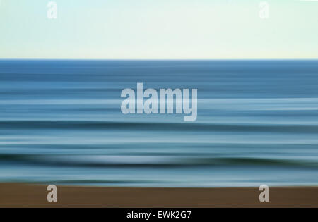 Beach Blur along Outer Banks Stock Photo