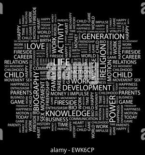 Biography Word Cloud Concept. Collage Made Of Words About Biography ...