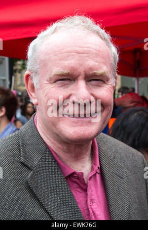 James Martin Pacelli McGuinness is an Irish republican Sinn Féin politician who has been the deputy First Minister of Northern I Stock Photo