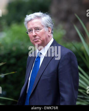 Michael Fallon,Secretary of State for Defence,arrives at number 10 Downing Street for a cabinet meeting Stock Photo