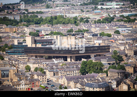 The former Halifax Bank headquarters on Trinity Road, Halifax, Calderdale, West Yorkshire. Stock Photo