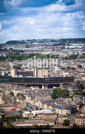 The former Halifax Bank headquarters on Trinity Road, Halifax, Calderdale, West Yorkshire. Stock Photo