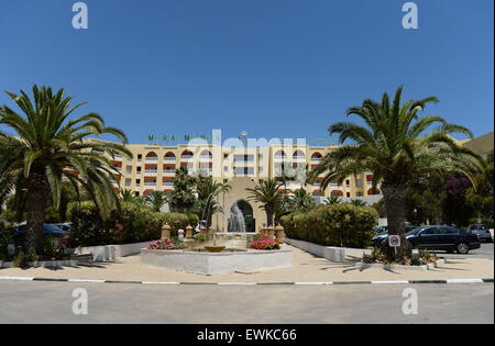 Sousse, Tunisia. 27th June, 2015. The Imperial Marhaba Hotel in Sousse, Tunisia, 27 June 2015. At least 38 people - mostly vacationers - were killed in a terror attack in the Tunisian seaside resort of Sousse. Photo: ANDREAS GEBERT/dpa/Alamy Live News Stock Photo