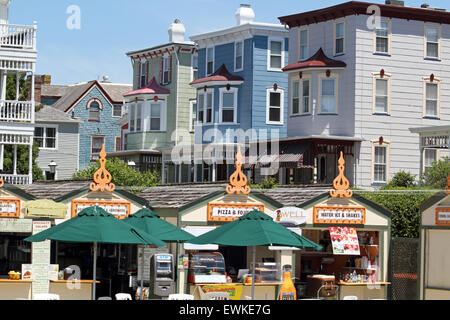 A street scene in Cape May, New Jersey, USA Stock Photo
