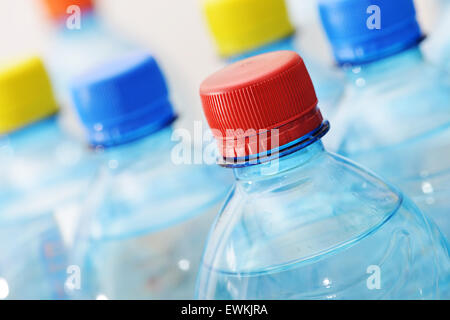 Plastic bottles Stock Photo