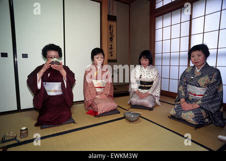 Japan, Tokyo, tea ceremony Stock Photo