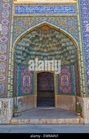 Nasir al-Mulk Mosque vault Stock Photo