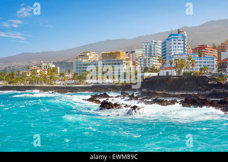 Puerto de la Cruz, Tenerife, Canary Islands, Spain Stock Photo