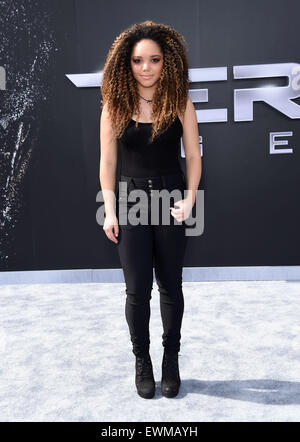 Hollywood, California, USA. 28th June, 2015. Jadagrace arrives for the premiere of the film 'Terminator Genisys' at the Dolby theater. Credit:  Lisa O'Connor/ZUMA Wire/Alamy Live News Stock Photo