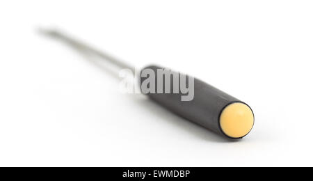 Single fondue fork isolated on white background Stock Photo