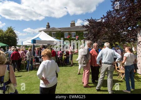 Village summer fete, Bredfield, Suffolk, England, UK Stock Photo