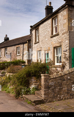 UK, England, Derbyshire, Bakewell, Over Haddon, Uncle Geoff’s tea room in village house Stock Photo