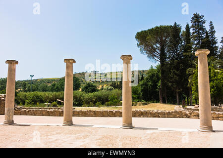 Roman villa surrounding at Piazza Armerina, Sicily Stock Photo