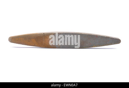 Sharpening stones on white Stock Photo