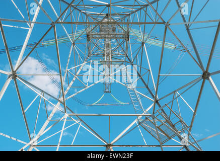 High-voltage tower. Stock Photo
