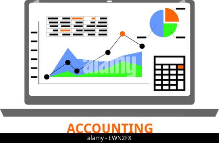 An illustration showing an seo optimization concept Stock Vector