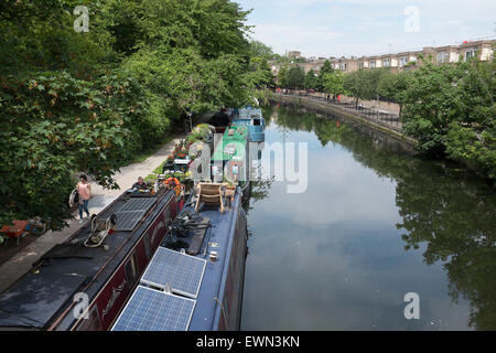 London's Grand Union Canal Stock Photo