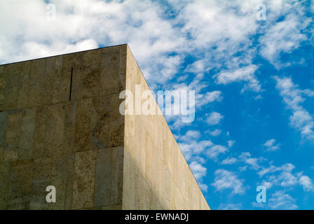 Jewish community Jakob synagogue exterior view with sky Jakobsplatz Munich Bavaria Germany Europe Stock Photo