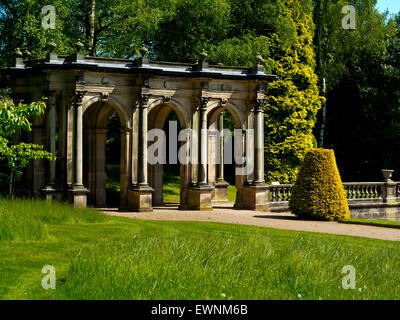 The Loggia in the Italian Garden at Trentham Gardens Stoke on Trent Staffordshire England UK Stock Photo