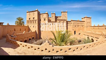 Kasbah Amahidil in Skoura oasis, Ouarzazate district. Morocco Stock Photo