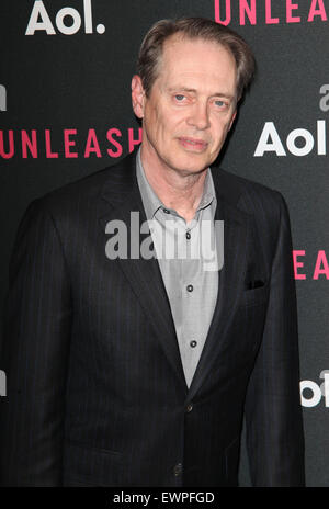 AOL 2015 NewFront presents AOL Unleash at the 4 World Trade Center - Arrivals  Featuring: Steve Buscemi Where: New York City, United States When: 28 Apr 2015 C Stock Photo