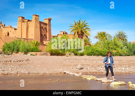 Ait Benhaddou fortress near Ouarzazate, Morocco Stock Photo