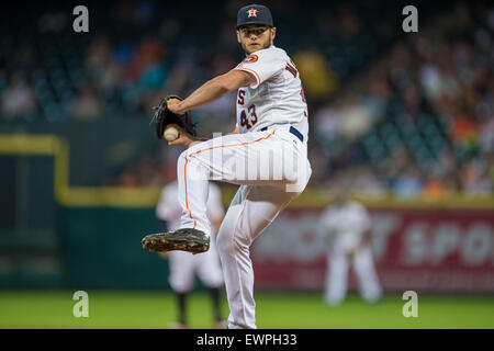 Houston, TX, USA. 29th June, 2015. * during the 3rd inning of a Major League Baseball game between the Houston Astros and the Kansas City Royals at Minute Maid Park in Houston, TX. Trask Smith/CSM/Alamy Live News Stock Photo