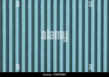 blue corrugated cardboard texture background Stock Photo