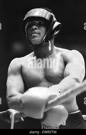 Muhammad Ali training in Deer Lake, Pennsylvania ahead of his second fight with Leon Spinks. 16th September 1978 Stock Photo