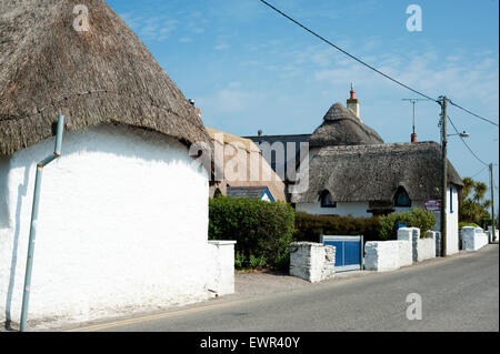 Ireland, County Wexford, Kilmore Quay house Stock Photo