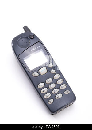 Nokia 5110,  GSM mobile phone, introduced by Nokia in March 1998 Stock Photo