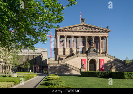 Old National Gallery, Old Museum, Museum Island, Berlin Mitte, Germany Stock Photo