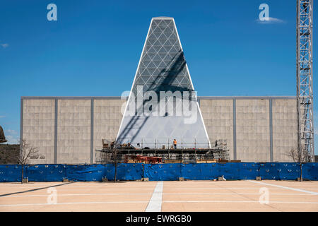 New building of  Center for Character and Leadership Development of United States Air Force Academy, Colorado Springs , USA Stock Photo